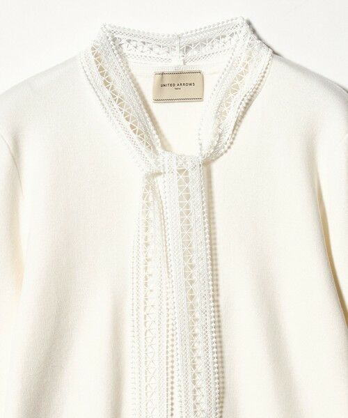 UNITED ARROWS / ユナイテッドアローズ ニット・セーター | 4WAY ボウタイレース ニット | 詳細4