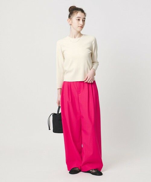 UNITED ARROWS / ユナイテッドアローズ ニット・セーター | コンパクト クルーネック ニット ‐ウォッシャブル‐ | 詳細2