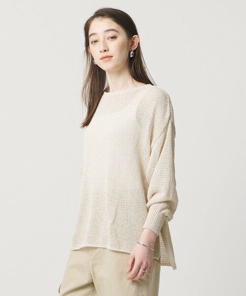 UNITED ARROWS / ユナイテッドアローズ ニット・セーター | ペーパー プルオーバー ニット | 詳細1