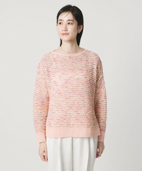 UNITED ARROWS / ユナイテッドアローズ ニット・セーター | ミックスヤーン プルオーバーニット | 詳細4