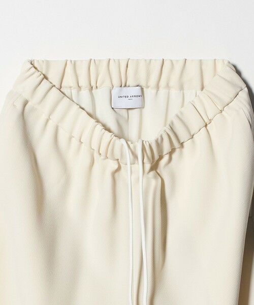 UNITED ARROWS / ユナイテッドアローズ スラックス・ドレスパンツ | COMFY ストレート イージーパンツ  WHITE ‐防汚 UVカット ウォッシャブル‐ | 詳細12