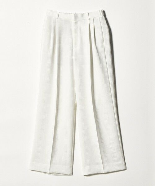 UNITED ARROWS / ユナイテッドアローズ スラックス・ドレスパンツ | チェック 2タック ワイドパンツ ‐ウォッシャブル‐ | 詳細3