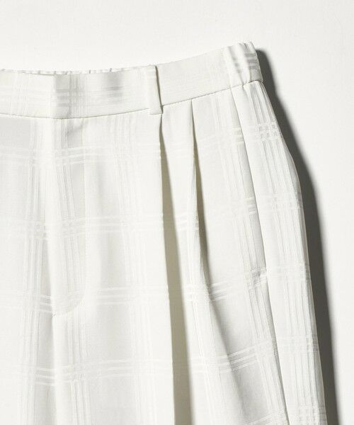 UNITED ARROWS / ユナイテッドアローズ スラックス・ドレスパンツ | チェック 2タック ワイドパンツ ‐ウォッシャブル‐ | 詳細4