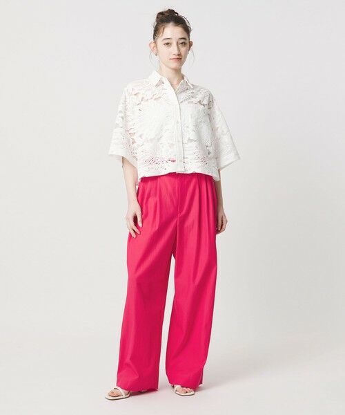 UNITED ARROWS / ユナイテッドアローズ その他パンツ | ツイル ダブルタック イージーパンツ | 詳細2