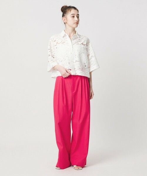 UNITED ARROWS / ユナイテッドアローズ その他パンツ | ツイル ダブルタック イージーパンツ | 詳細3