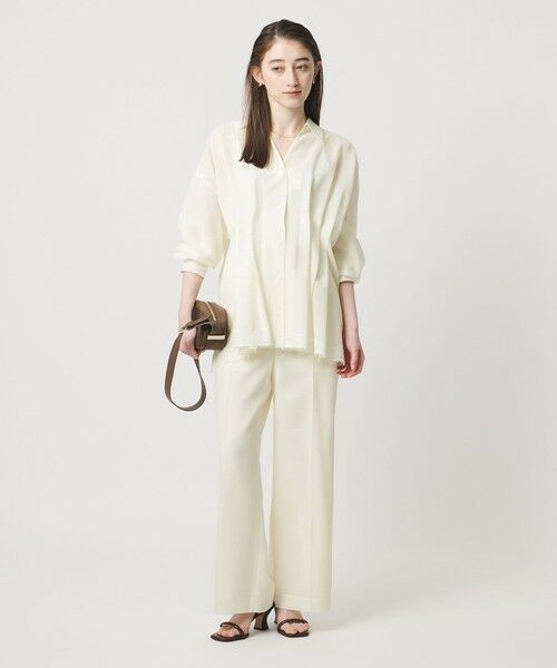 UNITED ARROWS / ユナイテッドアローズ スラックス・ドレスパンツ | レース コンビ ストレートパンツ | 詳細3