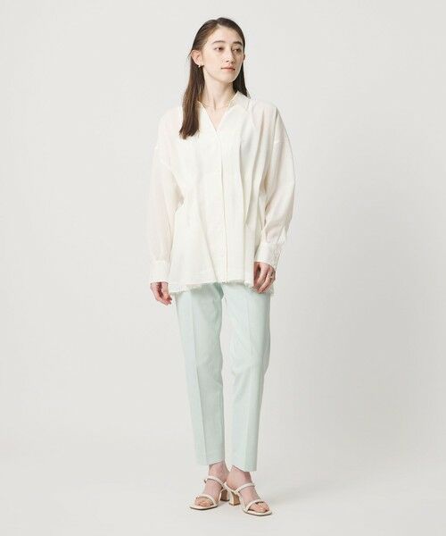 UNITED ARROWS / ユナイテッドアローズ スラックス・ドレスパンツ | RIRANCHA ツイル スリムパンツ ‐ウォッシャブル‐ | 詳細17