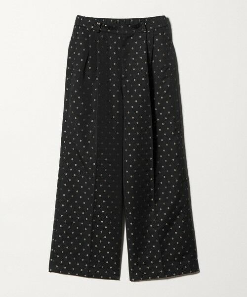 UNITED ARROWS / ユナイテッドアローズ その他パンツ | フラワー ジャガード 2タック ワイドパンツ ‐ウォッシャブル‐ | 詳細4