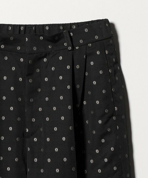 UNITED ARROWS / ユナイテッドアローズ その他パンツ | フラワー ジャガード 2タック ワイドパンツ ‐ウォッシャブル‐ | 詳細5