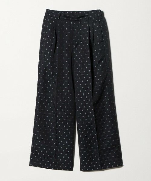 UNITED ARROWS / ユナイテッドアローズ その他パンツ | フラワー ジャガード 2タック ワイドパンツ ‐ウォッシャブル‐ | 詳細13