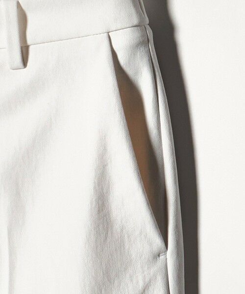 UNITED ARROWS / ユナイテッドアローズ スラックス・ドレスパンツ | RIRANCHA ツイル スリムパンツ WHITE ‐ウォッシャブル‐ | 詳細10