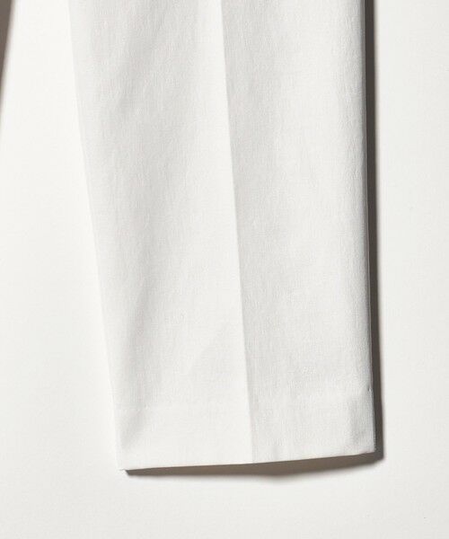 UNITED ARROWS / ユナイテッドアローズ スラックス・ドレスパンツ | RIRANCHA ツイル スリムパンツ WHITE ‐ウォッシャブル‐ | 詳細13