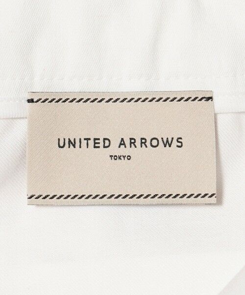 UNITED ARROWS / ユナイテッドアローズ スラックス・ドレスパンツ | RIRANCHA ツイル スリムパンツ WHITE ‐ウォッシャブル‐ | 詳細15
