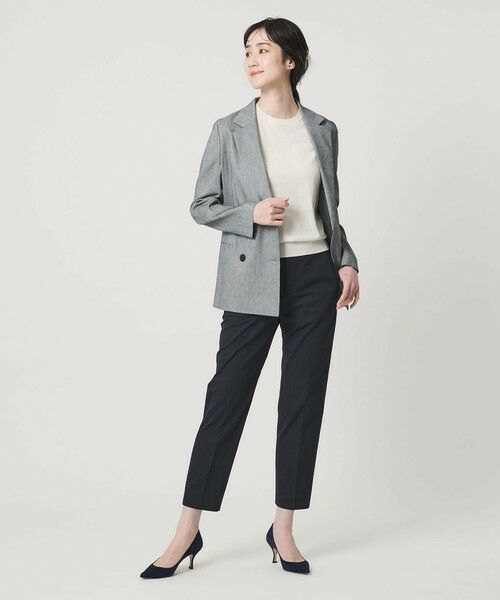 UNITED ARROWS / ユナイテッドアローズ ニット・セーター | 18G ハーフスリーブ クルーネックニット ‐ウォッシャブル‐ | 詳細4