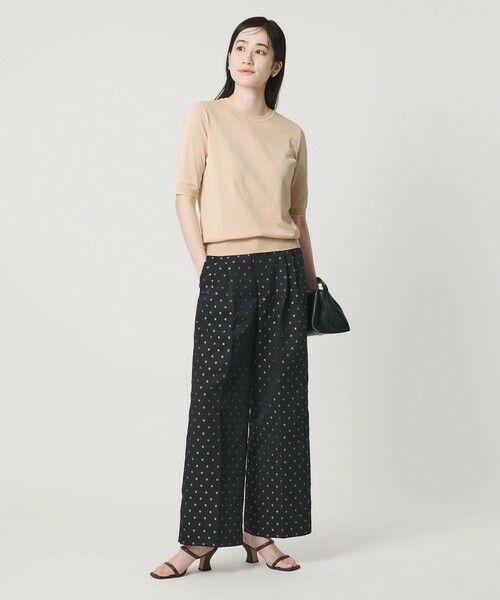 UNITED ARROWS / ユナイテッドアローズ ニット・セーター | 18G ハーフスリーブ クルーネックニット ‐ウォッシャブル‐ | 詳細16