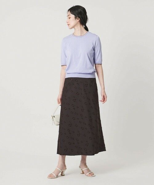 UNITED ARROWS / ユナイテッドアローズ ニット・セーター | 18G ハーフスリーブ クルーネックニット ‐ウォッシャブル‐ | 詳細18