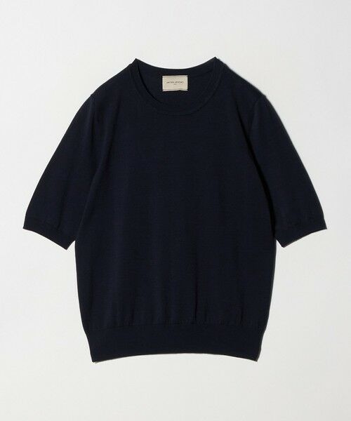 UNITED ARROWS / ユナイテッドアローズ ニット・セーター | 18G ハーフスリーブ クルーネックニット ‐ウォッシャブル‐ | 詳細28