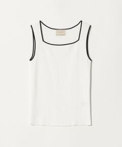 UNITED ARROWS / ユナイテッドアローズ タンクトップ | リブ スクエア キャミソールニット ‐ウォッシャブル‐