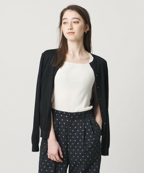 UNITED ARROWS / ユナイテッドアローズ タンクトップ | リブ スクエア キャミソールニット ‐ウォッシャブル‐ | 詳細2