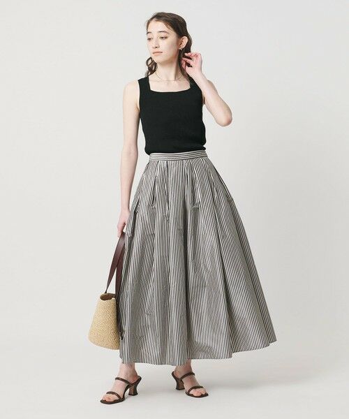 UNITED ARROWS / ユナイテッドアローズ タンクトップ | リブ スクエア キャミソールニット ‐ウォッシャブル‐ | 詳細7