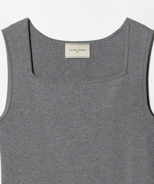 UNITED ARROWS / ユナイテッドアローズ タンクトップ | リブ スクエア キャミソールニット ‐ウォッシャブル‐ | 詳細13
