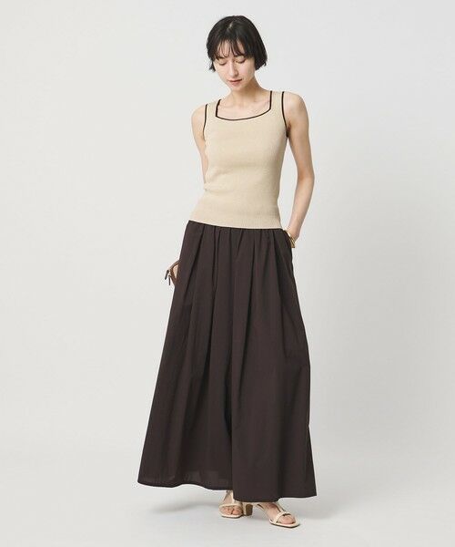 UNITED ARROWS / ユナイテッドアローズ タンクトップ | リブ スクエア キャミソールニット ‐ウォッシャブル‐ | 詳細17