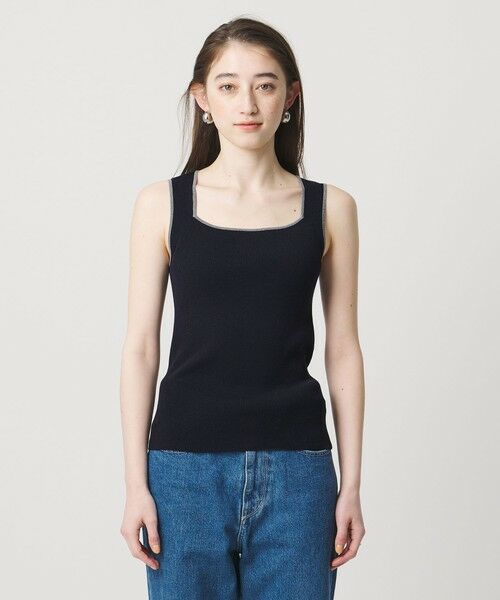 UNITED ARROWS / ユナイテッドアローズ タンクトップ | リブ スクエア キャミソールニット ‐ウォッシャブル‐ | 詳細20