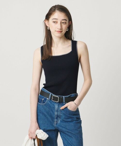 UNITED ARROWS / ユナイテッドアローズ タンクトップ | リブ スクエア キャミソールニット ‐ウォッシャブル‐ | 詳細18