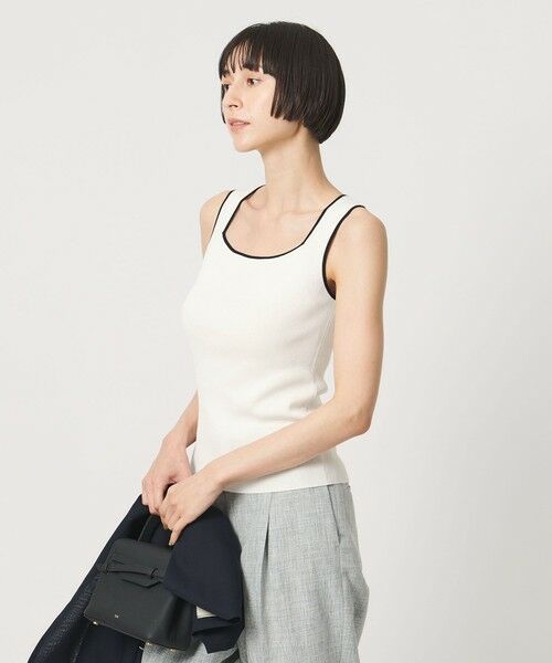 UNITED ARROWS / ユナイテッドアローズ タンクトップ | リブ スクエア キャミソールニット ‐ウォッシャブル‐ | 詳細23