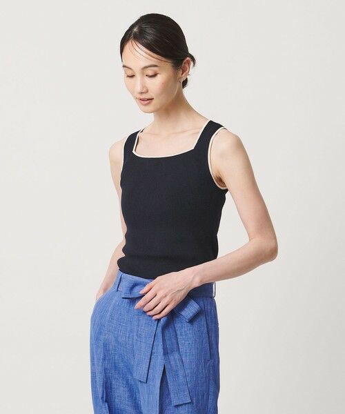 UNITED ARROWS / ユナイテッドアローズ タンクトップ | リブ スクエア キャミソールニット ‐ウォッシャブル‐ | 詳細25