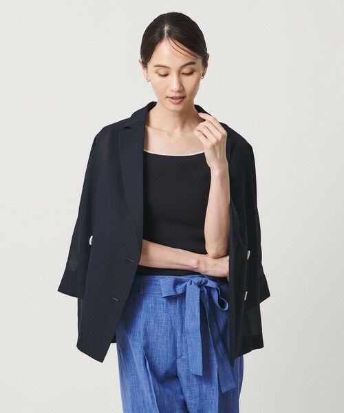UNITED ARROWS / ユナイテッドアローズ タンクトップ | リブ スクエア キャミソールニット ‐ウォッシャブル‐ | 詳細26