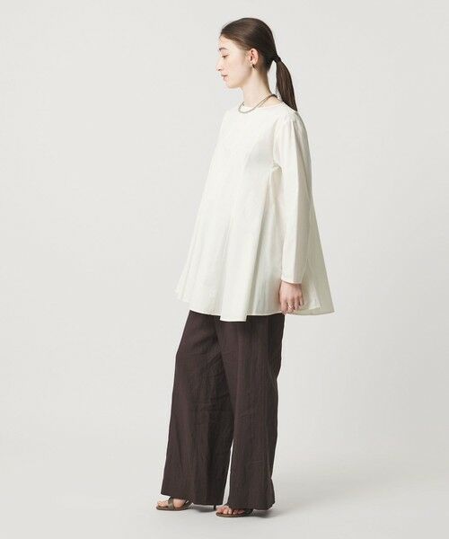 UNITED ARROWS / ユナイテッドアローズ シャツ・ブラウス | バイアス フレア チュニック ブラウス ‐ウォッシャブル‐ | 詳細3