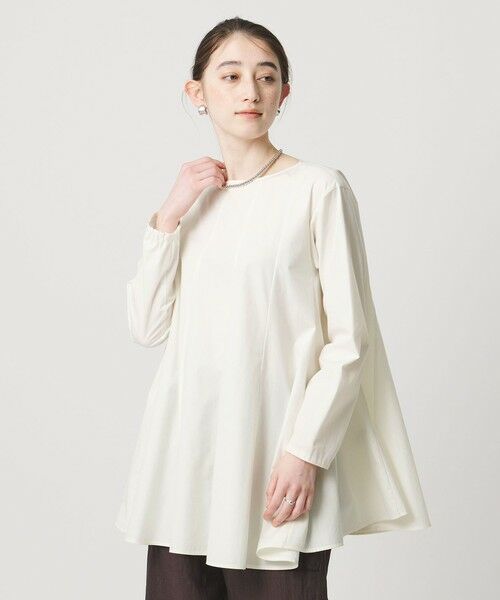 UNITED ARROWS / ユナイテッドアローズ シャツ・ブラウス | バイアス フレア チュニック ブラウス ‐ウォッシャブル‐ | 詳細2