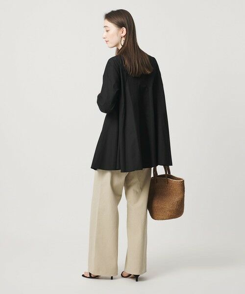 UNITED ARROWS / ユナイテッドアローズ シャツ・ブラウス | バイアス フレア チュニック ブラウス ‐ウォッシャブル‐ | 詳細10