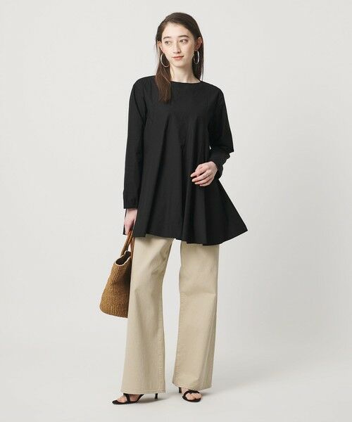 UNITED ARROWS / ユナイテッドアローズ シャツ・ブラウス | バイアス フレア チュニック ブラウス ‐ウォッシャブル‐ | 詳細8