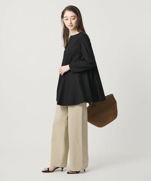 UNITED ARROWS / ユナイテッドアローズ シャツ・ブラウス | バイアス フレア チュニック ブラウス ‐ウォッシャブル‐ | 詳細9