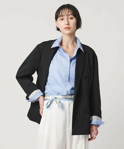 UNITED ARROWS / ユナイテッドアローズ テーラードジャケット | ビッグシルエット 6ボタン テーラードジャケット | 詳細1