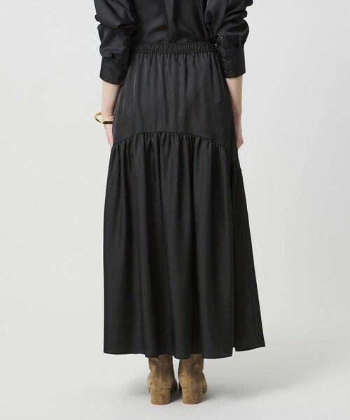 UNITED ARROWS / ユナイテッドアローズ ロング・マキシ丈スカート | シルクライク ティアード スカート | 詳細10