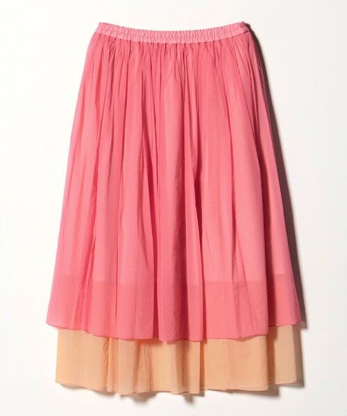 UNITED ARROWS / ユナイテッドアローズ ロング・マキシ丈スカート | シアー バイカラー スカート ‐ウォッシャブル‐ | 詳細3