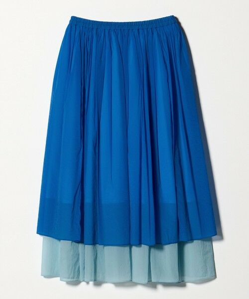 UNITED ARROWS / ユナイテッドアローズ ロング・マキシ丈スカート | シアー バイカラー スカート ‐ウォッシャブル‐ | 詳細9