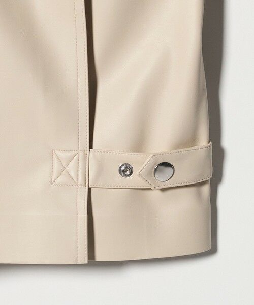 UNITED ARROWS / ユナイテッドアローズ ブルゾン | レザーライク ショートブルゾン | 詳細9