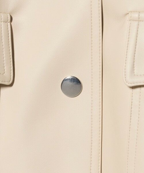 UNITED ARROWS / ユナイテッドアローズ ブルゾン | レザーライク ショートブルゾン | 詳細10