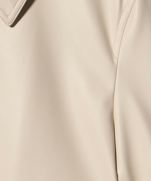 UNITED ARROWS / ユナイテッドアローズ ブルゾン | レザーライク ショートブルゾン | 詳細12