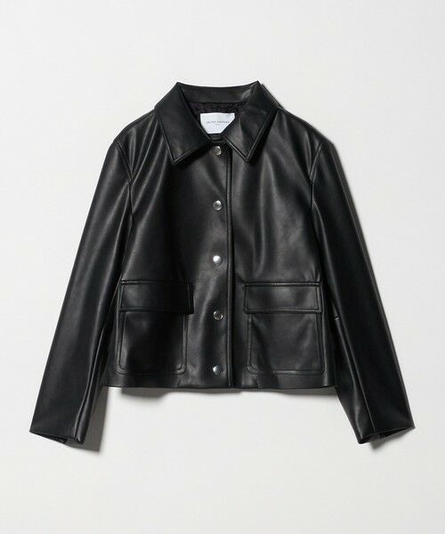 UNITED ARROWS / ユナイテッドアローズ ブルゾン | レザーライク ショートブルゾン | 詳細20