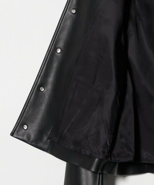 UNITED ARROWS / ユナイテッドアローズ ブルゾン | レザーライク ショートブルゾン | 詳細22