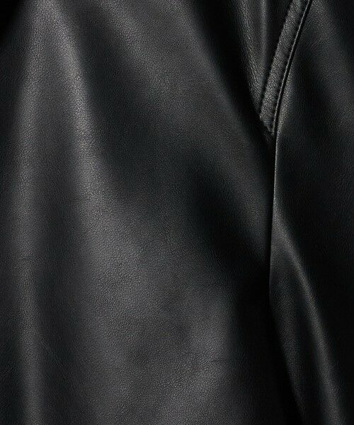 UNITED ARROWS / ユナイテッドアローズ ブルゾン | レザーライク ショートブルゾン | 詳細23