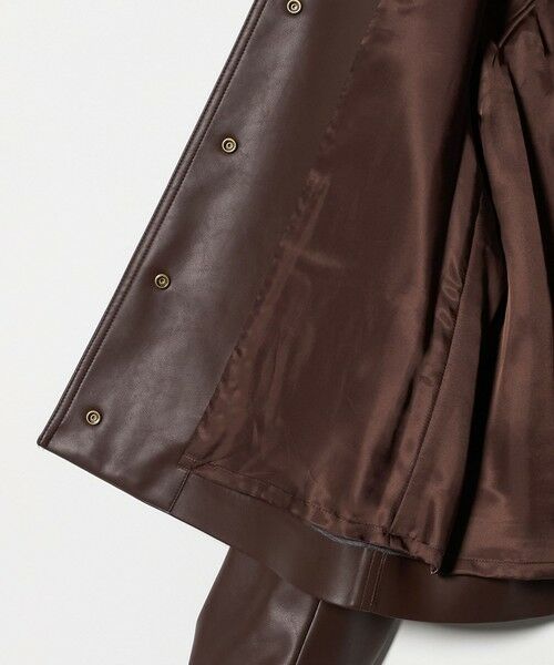 UNITED ARROWS / ユナイテッドアローズ ブルゾン | レザーライク ショートブルゾン | 詳細29