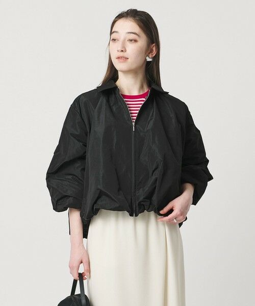 UNITED ARROWS / ユナイテッドアローズ ブルゾン | タフタ ボリュームギャザー ブルゾン ‐ウォッシャブル‐ | 詳細1