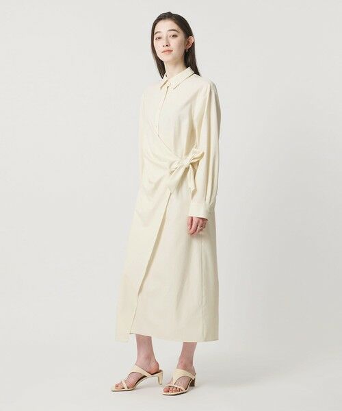 UNITED ARROWS / ユナイテッドアローズ ロング・マキシ丈ワンピース | ドレープ ギャザー ワンピース ‐ウォッシャブル‐ | 詳細1