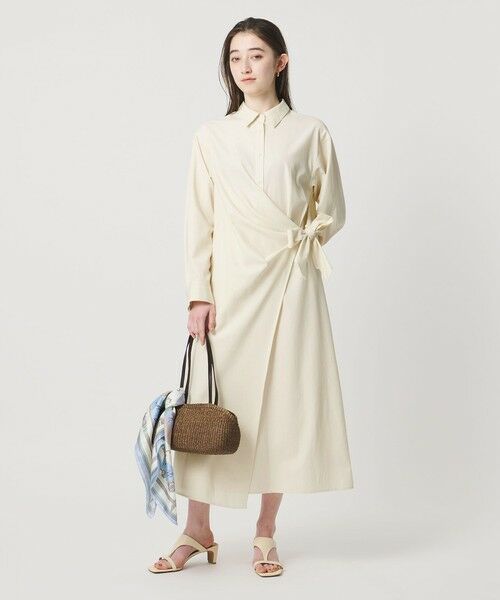 UNITED ARROWS / ユナイテッドアローズ ロング・マキシ丈ワンピース | ドレープ ギャザー ワンピース ‐ウォッシャブル‐ | 詳細2